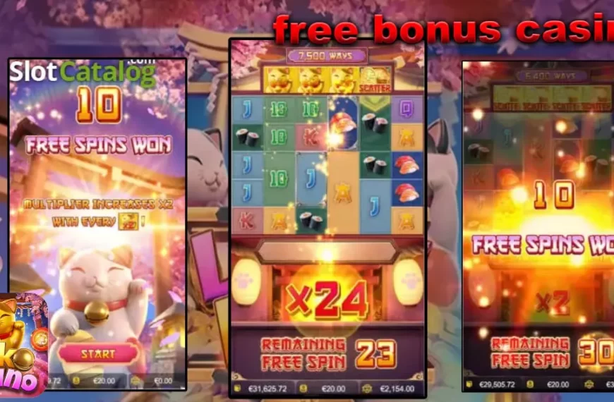 free bonus casino